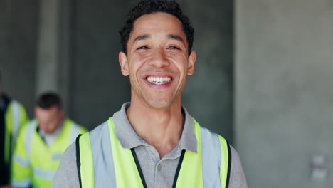 happy construction worker