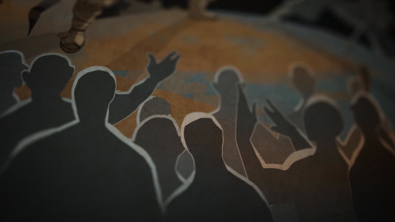 실루 군중 축제