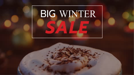 video generado digitalmente de la gran venta de invierno 4k