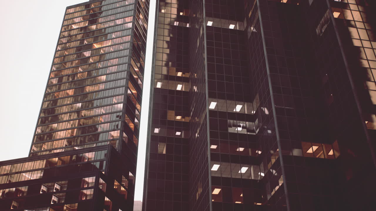 도시 내의 높은 마천루