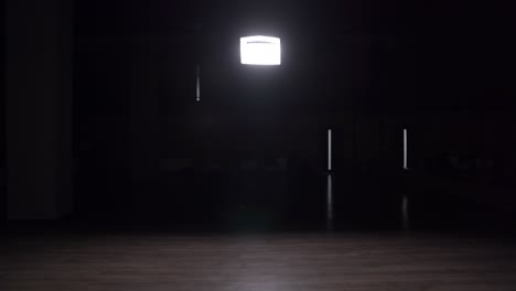 donkere lege studio lichten