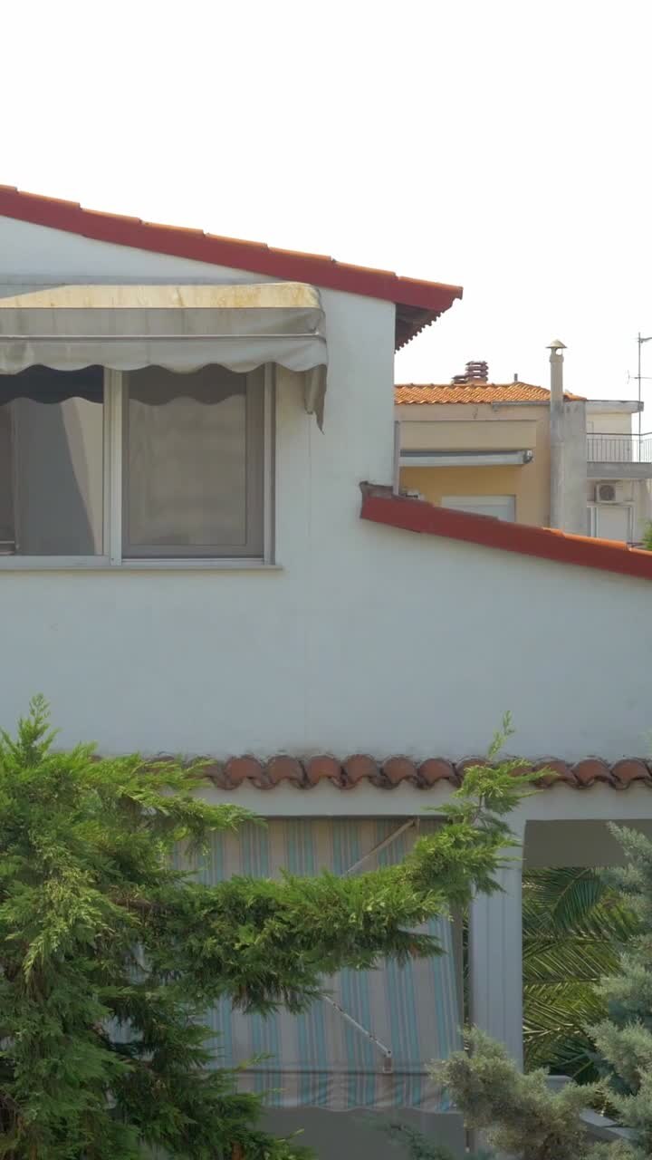 Vista esterna di una casa