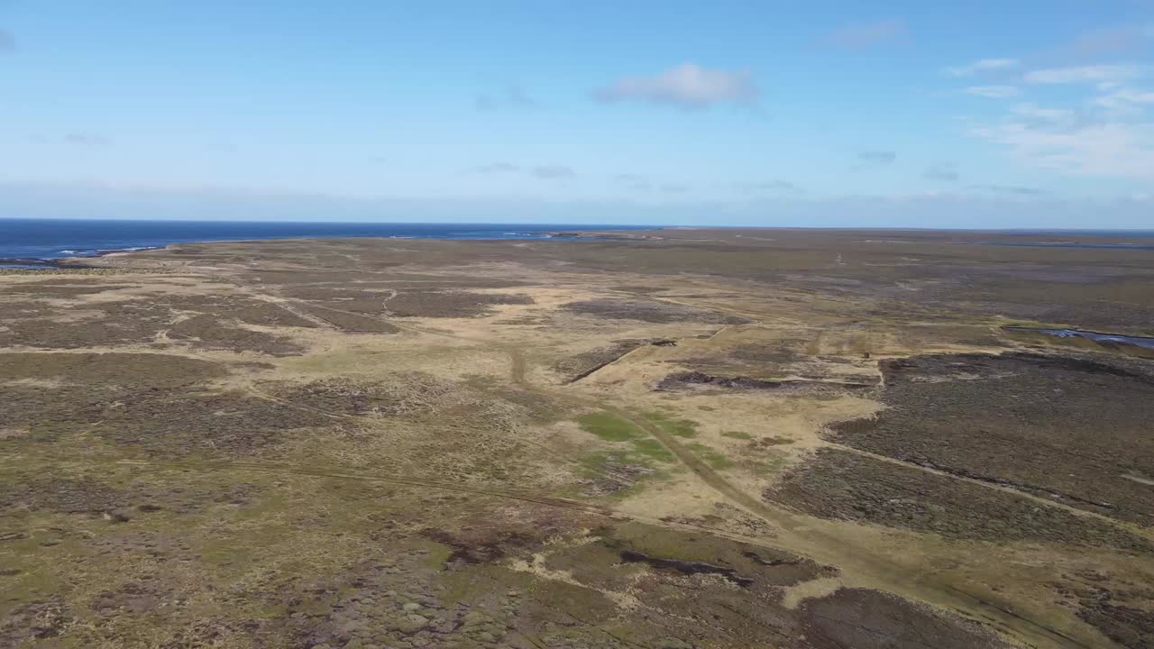 Aerial View of Coastal Landscape