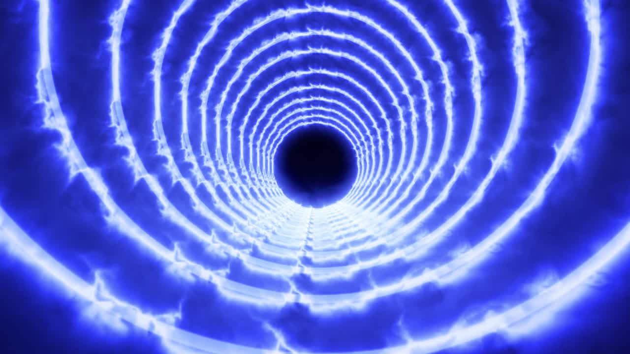 3d 서클 터널 애니메이션 모션 그래픽