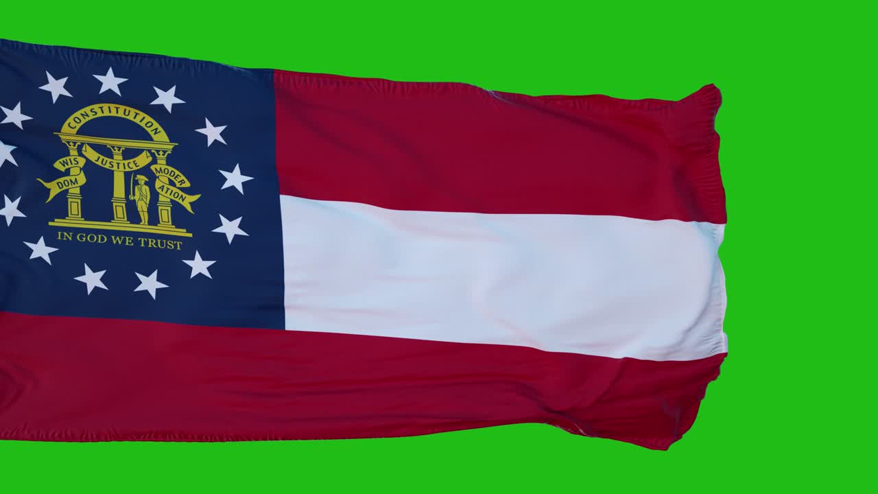 그린 스크린에 있는 조지아의 발: 녹색 스크린을 사용하여 자신의 배경에 완벽한 3d 렌더링