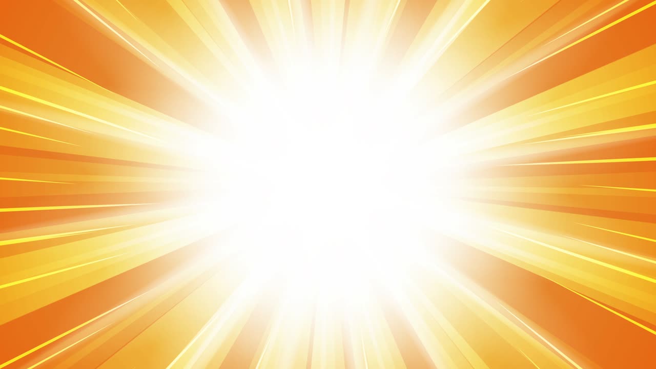 오렌지색 라디얼 배경 애니메이션