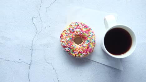 donut and coffee