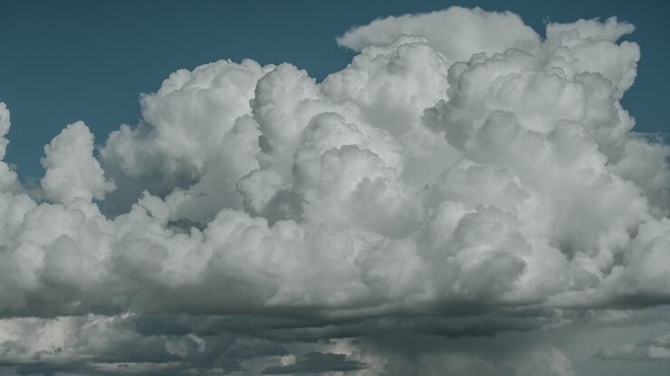 Time lapse footage of huge summer clouds over the Oslofjord in Norway