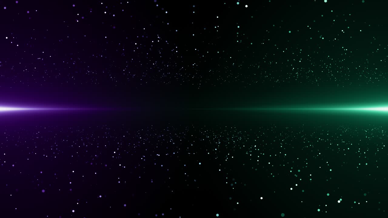 particelle verde viola eventi titoli di trailer di giochi palcoscenico di concerto cinematografico ciclo di sfondo