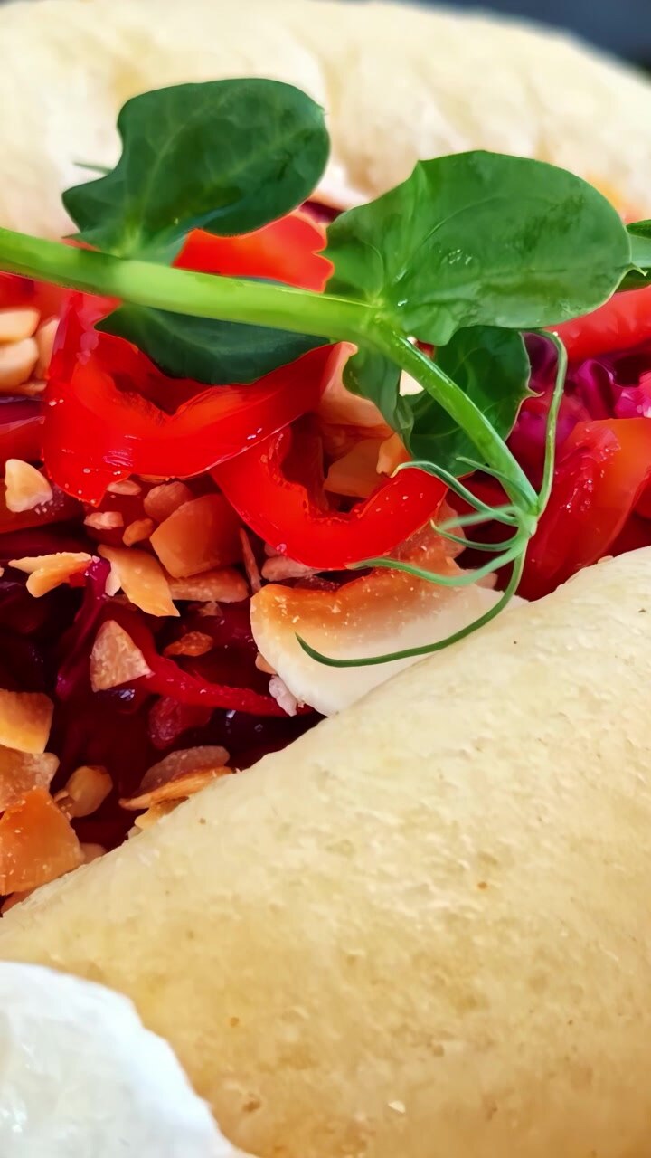 Artisan Bread Filled With Beetroot Fresh Vegetables And Almonds Revealing Contemporary Healthy Cuisine