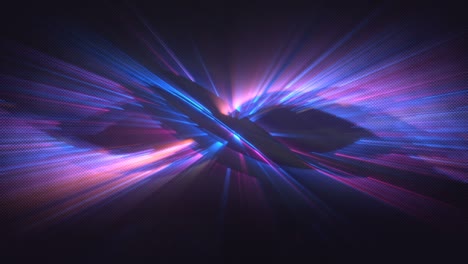 el bucle abstracto vj animación de renderizado 3d