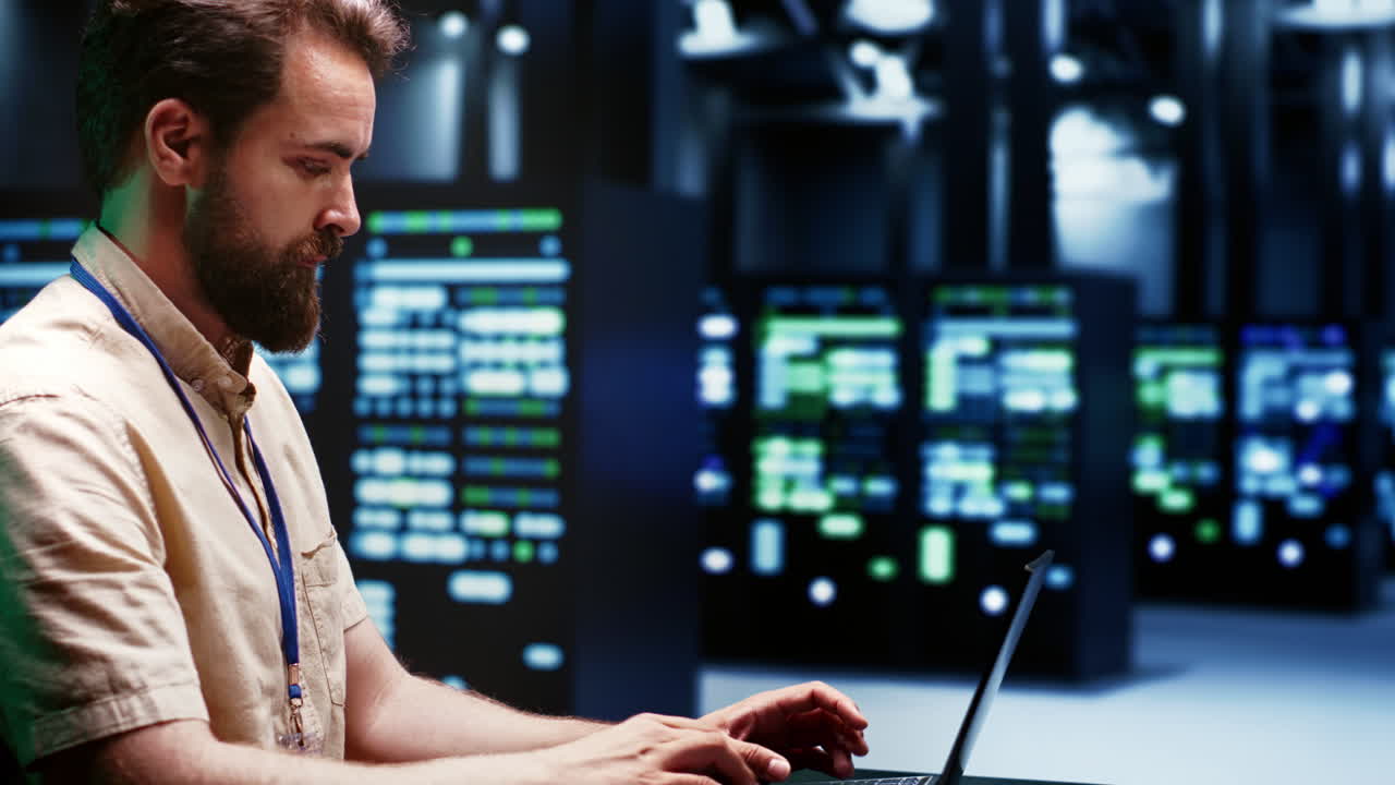 programador escribiendo el plan de recuperación del servidor