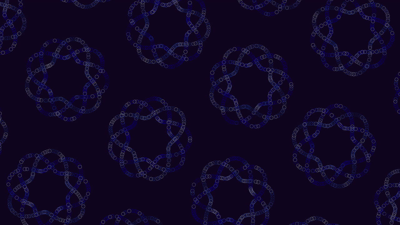 인 파란색과 검은색 선은 매혹적인 패턴을 만니다.