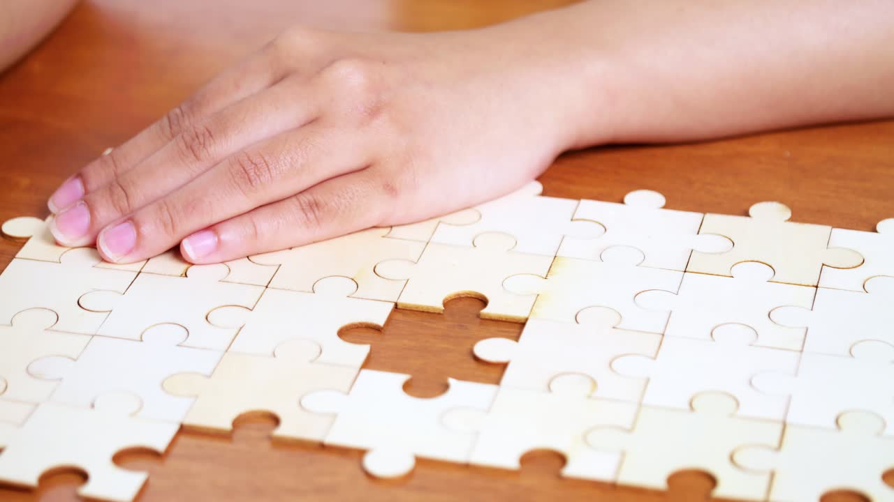 Engage a relaxing puzzle assembly session at home focusing creativity and problem-solving