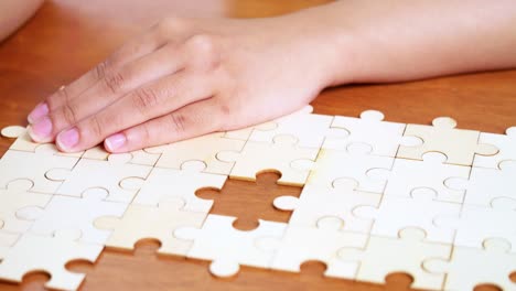 engage a relaxing puzzle assembly session at home focusing creativity and problem-solving