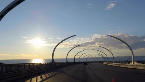 new stylish expressway western speed diameter in st. petersburg