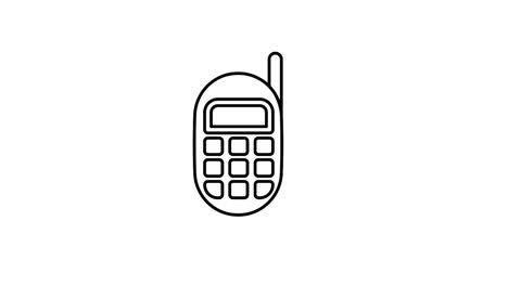 icono animado 2d en fondo blanco paquete de 8 iconos, 4k elemento de video, gráficos en movimiento