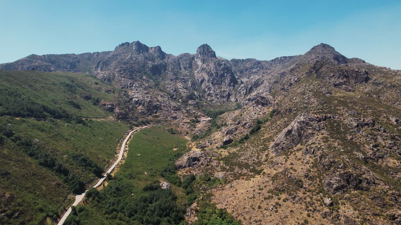 Serra da Estrela - Vista aerea del Portogallo