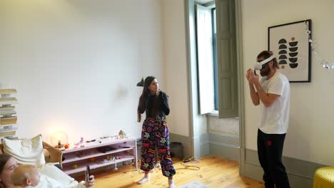family vr experience at home