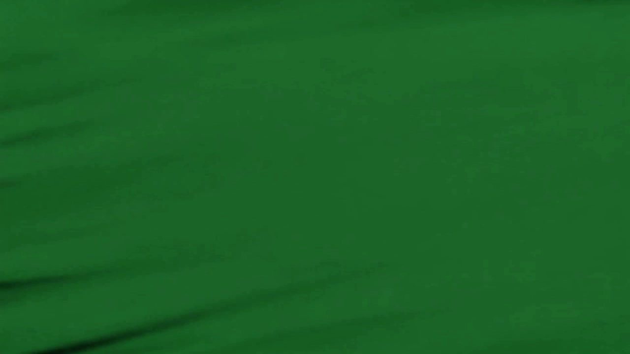 Tecido Verde Abstrato Ondulando ao Vento