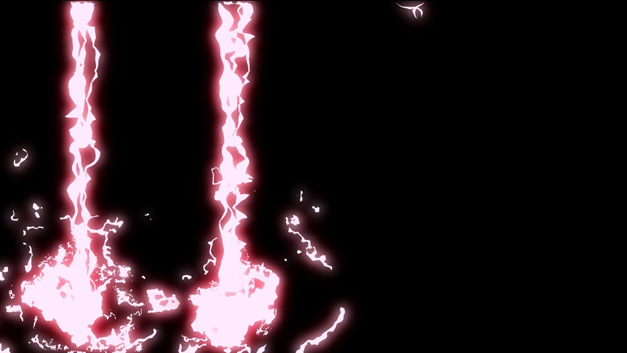 Animazione energia fulmini e tuoni grafica in movimento