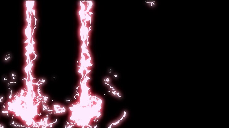 Animazione energia fulmini e tuoni grafica in movimento