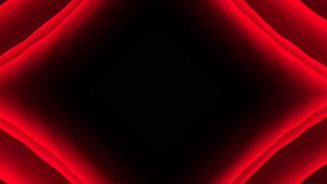 motion graphic of geometric red lights background realistic design