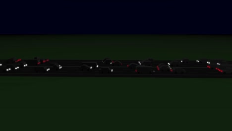 heavy traffic night looping