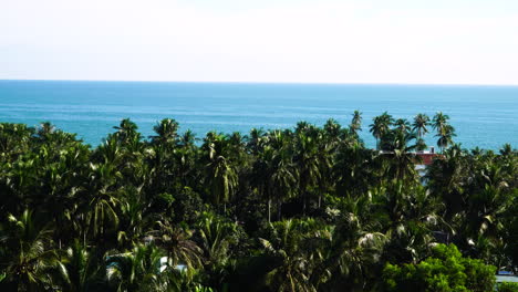 Static-shot-of-beautiful-blue-sea-at-coast-of-Mui-ne,-Vietnam