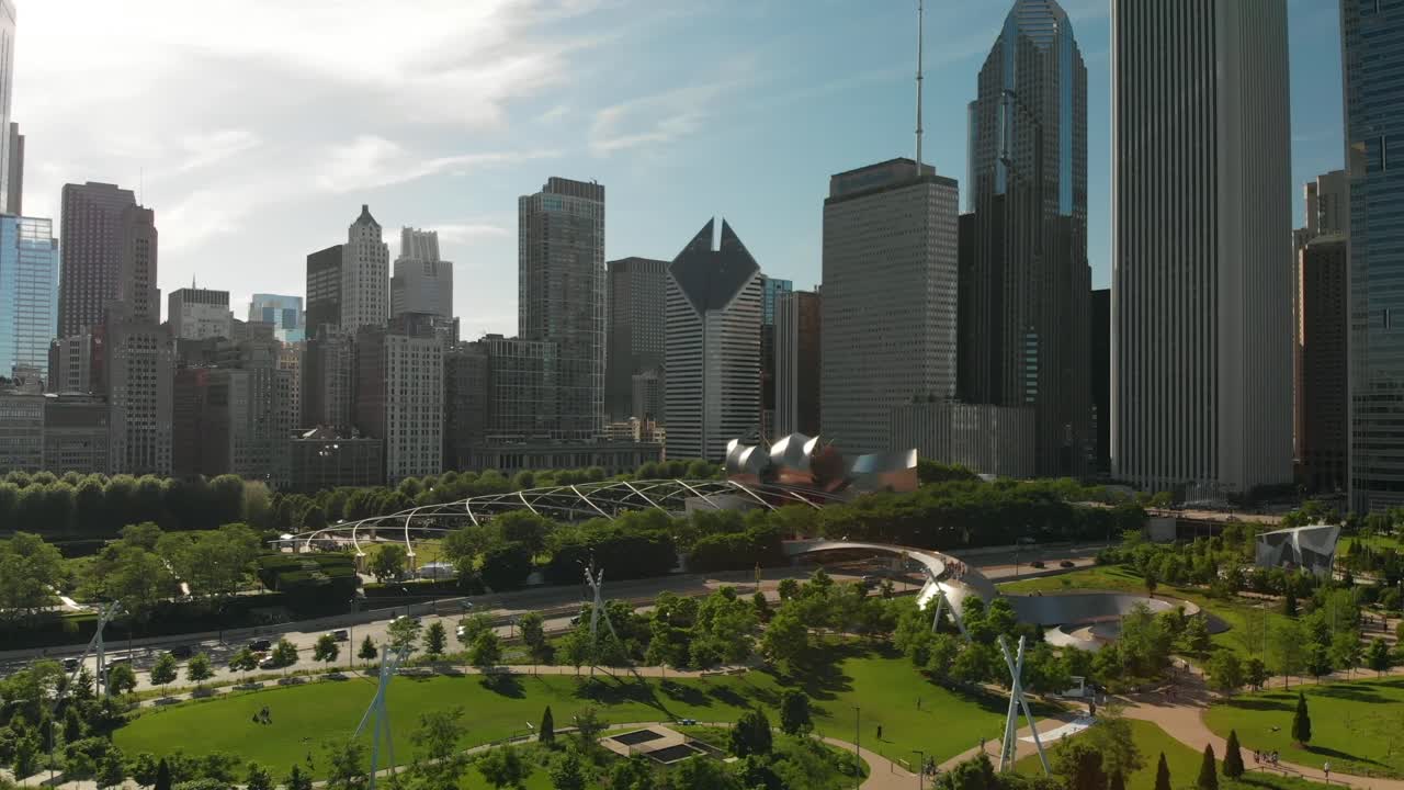 Veduta aerea di Chicago