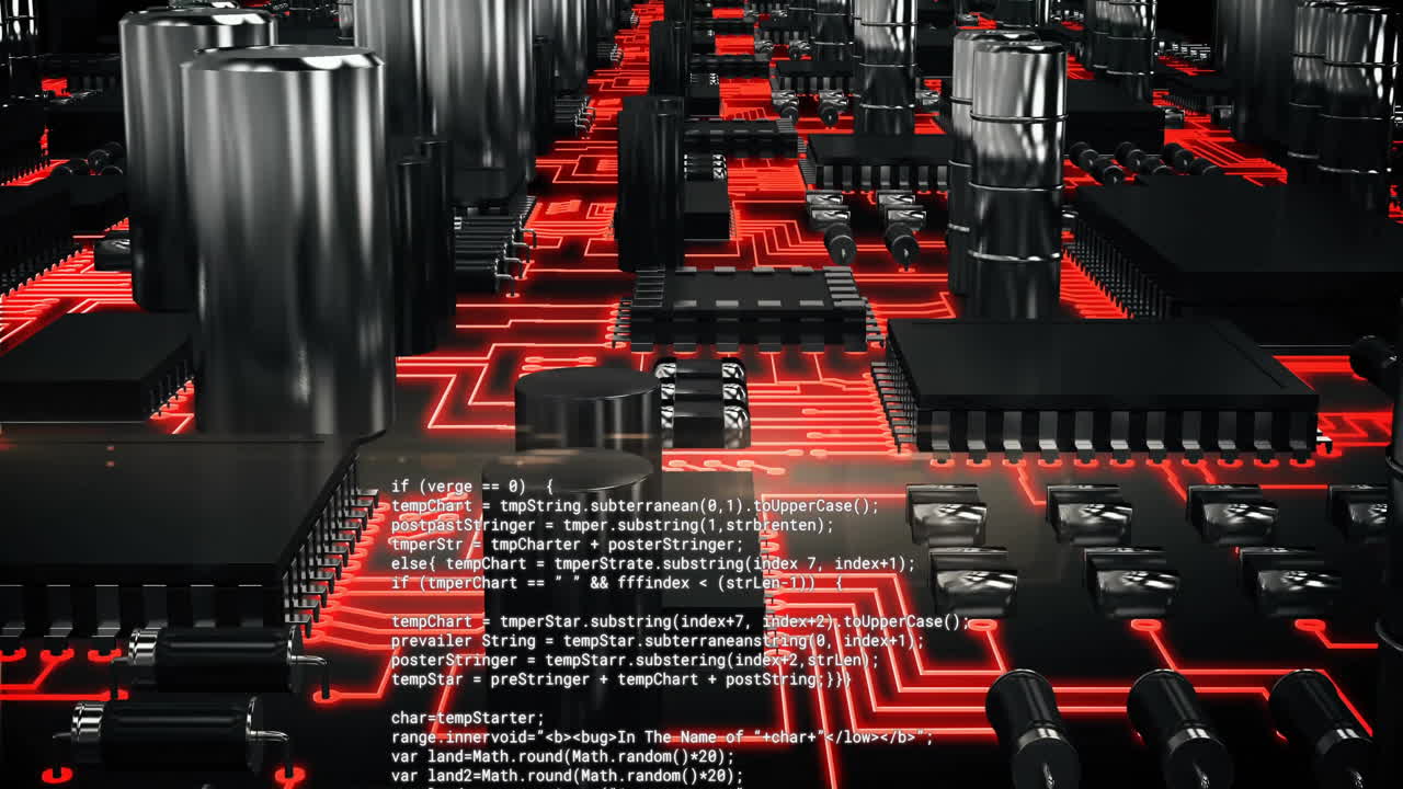 Animation of digital data processing over computer servers