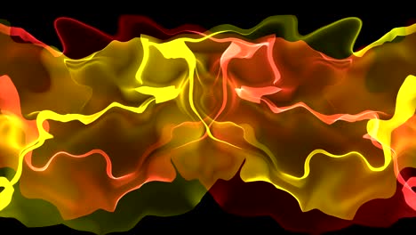 pintura digital turbulenta salpicaduras de humo nube naranja rojo suave fondo abstracto - nueva calidad única colorido movimiento alegre imágenes de video dinámico