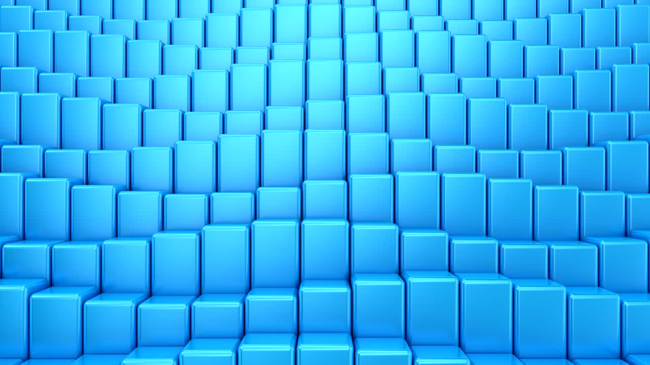 las cajas forman una onda