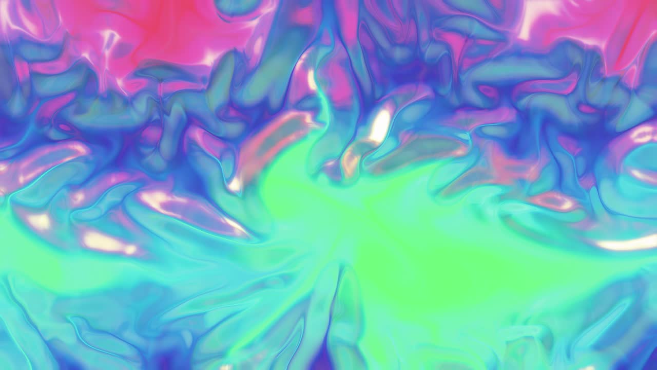 다채로운 움직이는 액체 배경, 원활한 루프