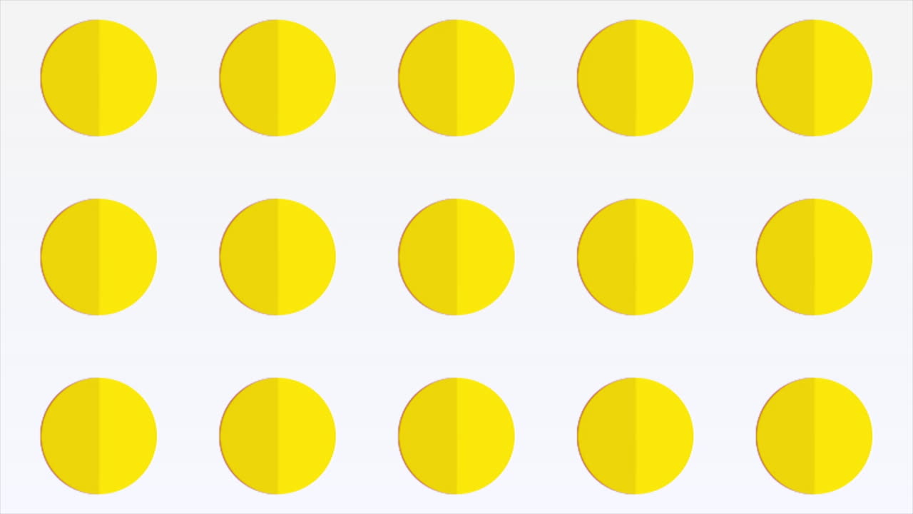 절반 원의 추상적인 패턴