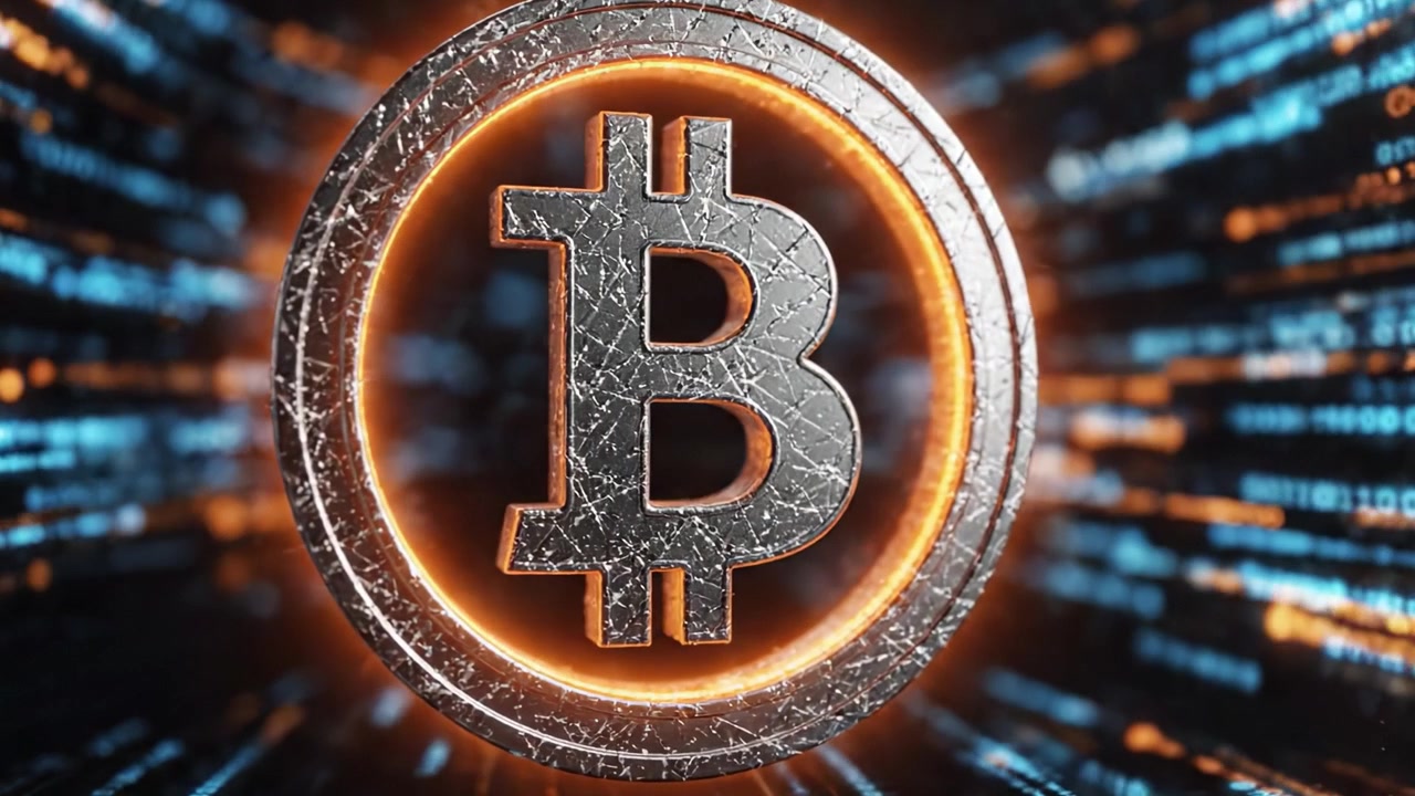 Evolução Dinâmica do Símbolo Bitcoin: Uma Jornada Visual Pelo Reino da Moeda Digital Retratando a Transformação de Iconografia Metálica para Brilhante.