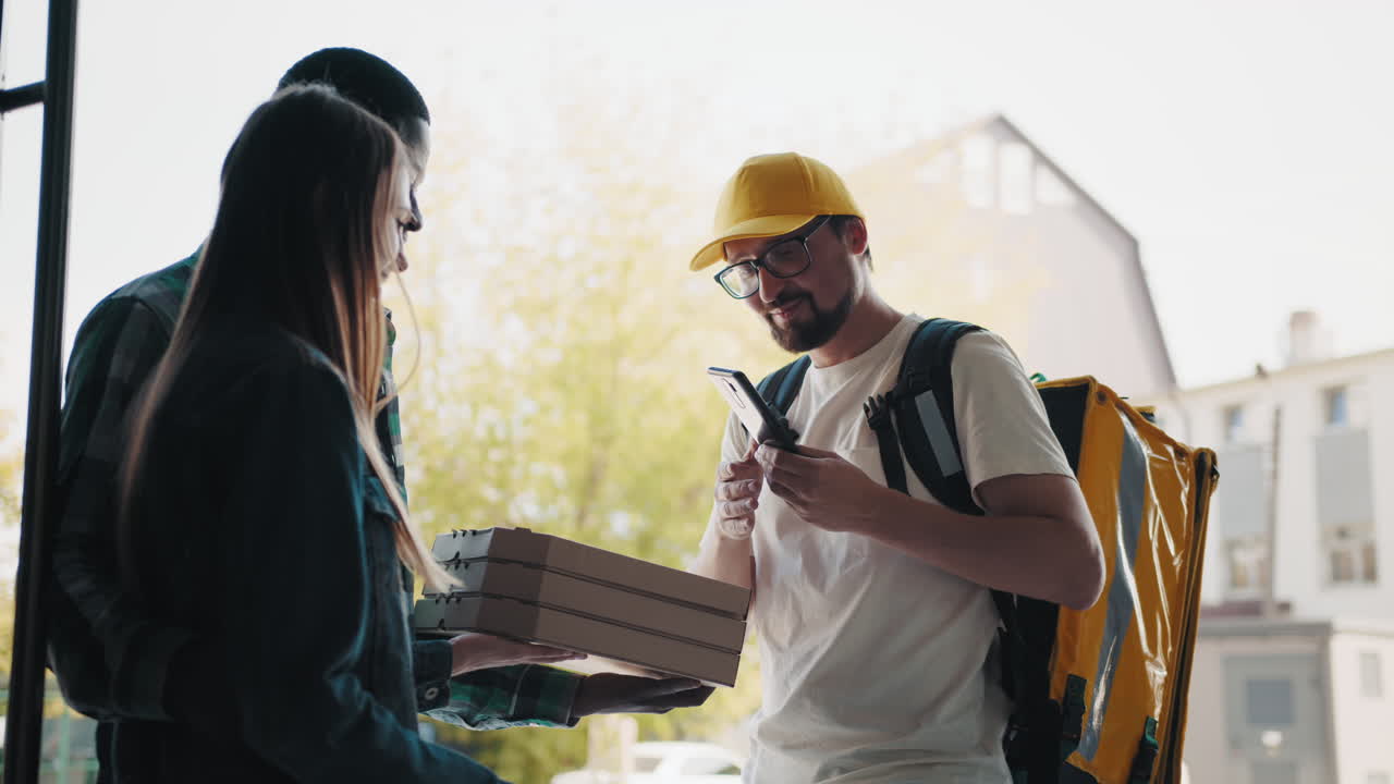 confirmación del pedido de entrega de alimentos