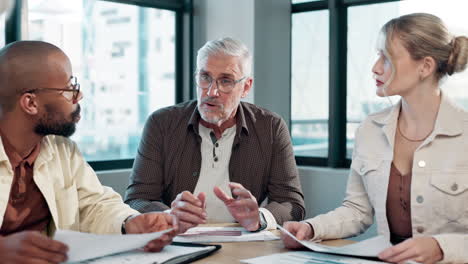 business meeting with diverse team