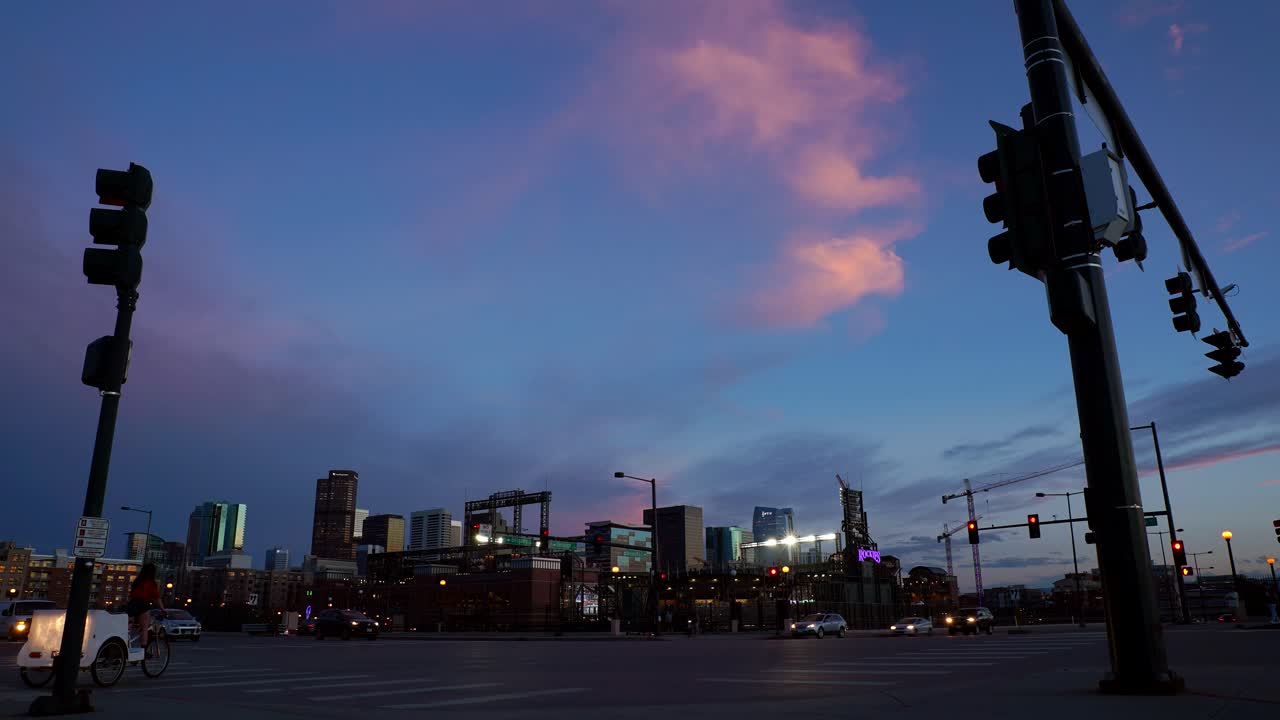 도시 공원, 덴버, 콜로라도에서 본 덴버 스카이라인