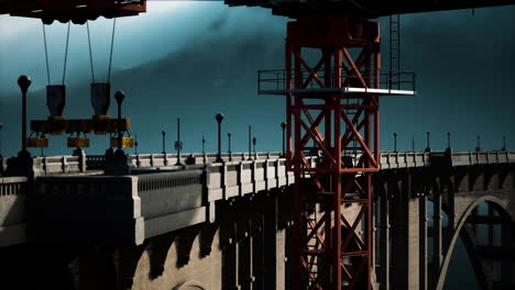 high way bridge under construction