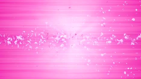 spiral shiny particle of cherry blossoms. sakura pattern. japanese cherry dancing. vortex from pink petals. abstract loop animation.