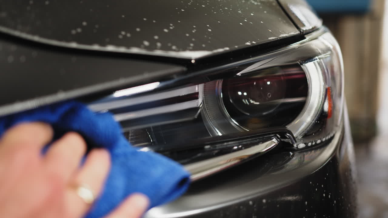 진행 중인 자동차 세부 사항