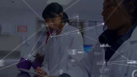 Animation-of-network-of-connections-and-data-processing-over-doctors