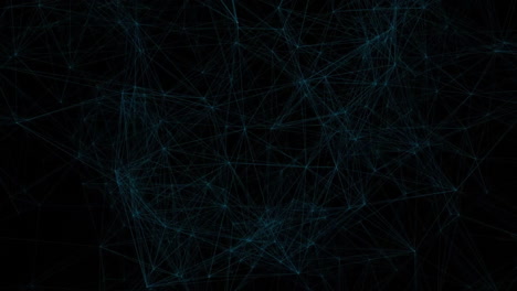 Animation-of-network-of-connections-on-black-background