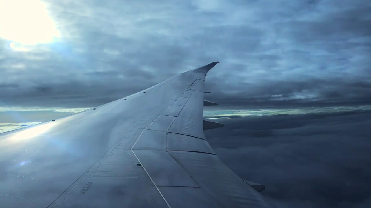 volando sobre las nubes