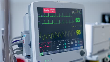 Hospital,-Máquina-Digital-O-Monitor-Cardíaco