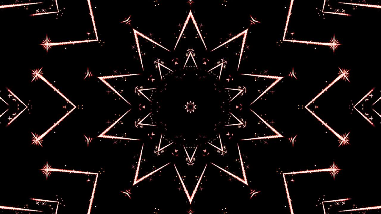 추상적인 칼레도스코프 빛나는 아름다운 은 파란 선 빛나는 빛의 움직임으로 부드러운 움직임