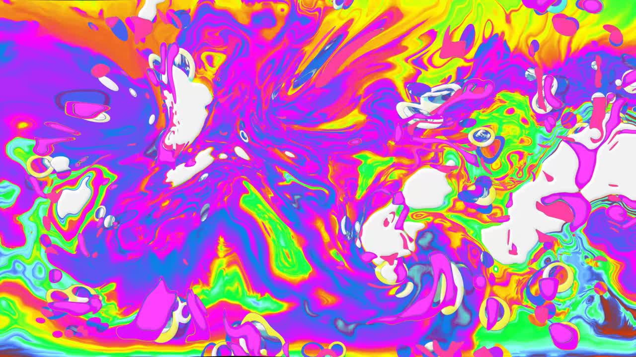 Sfondo con animazione fluida astratta e colorata.