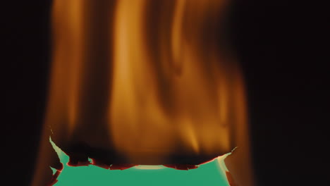 burning paper