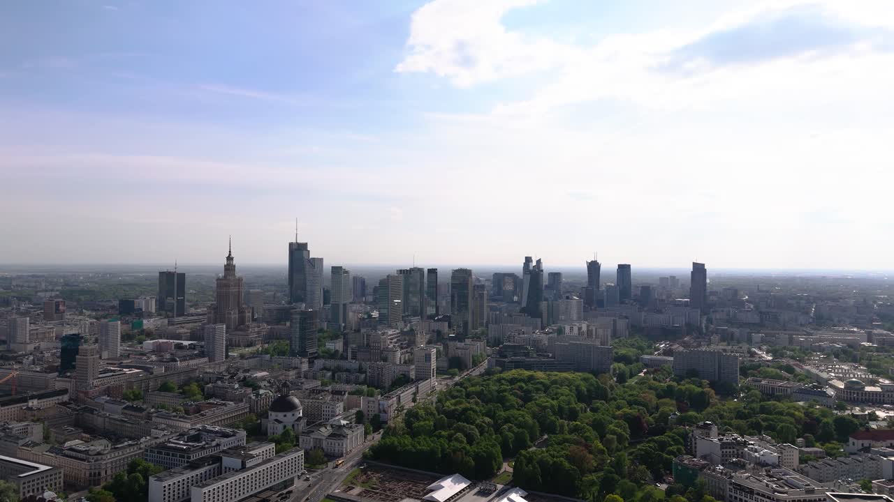 Saxon Garden, Warsaw cityscape and more, Poland